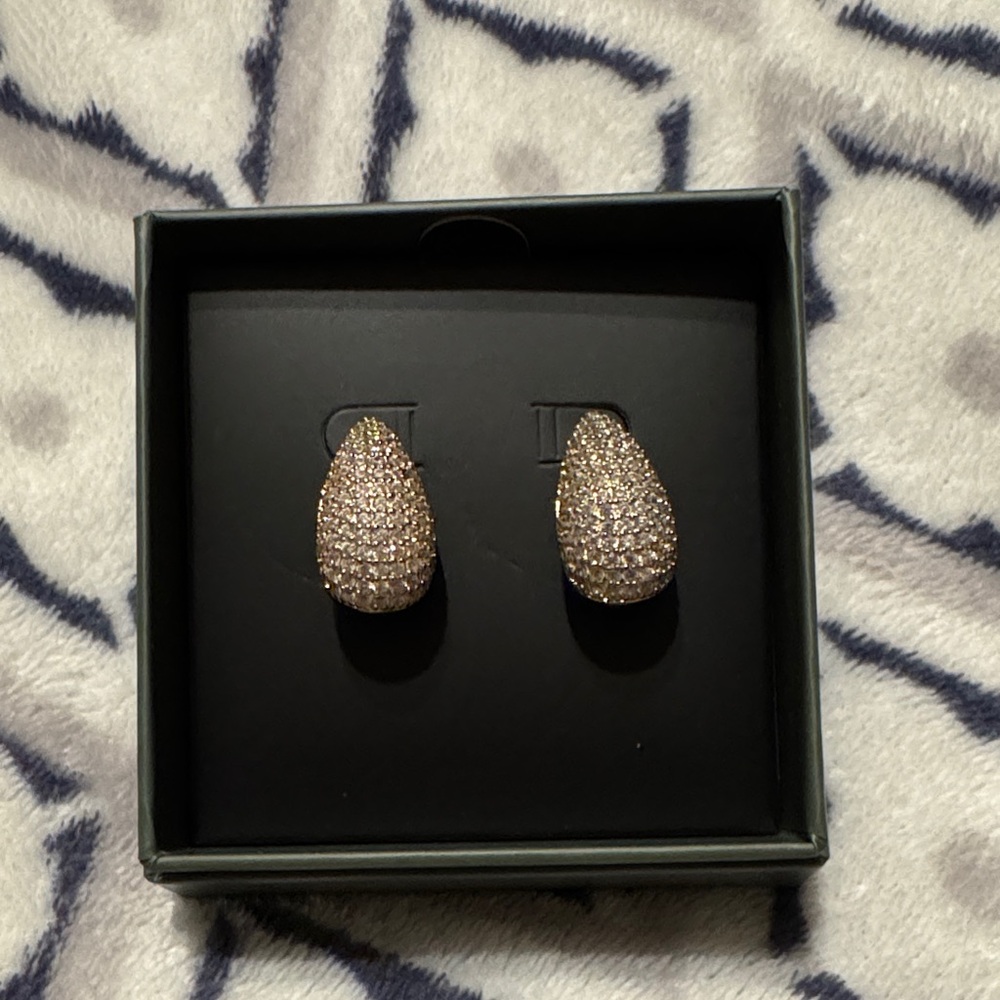 Elegant Gold Teardrop Earrings